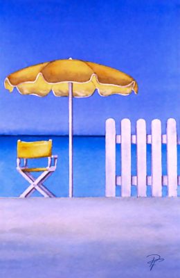 Le parasol jaune