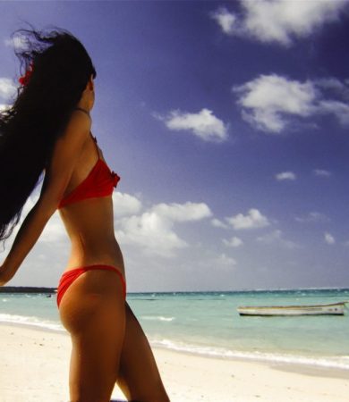 Bikini rouge